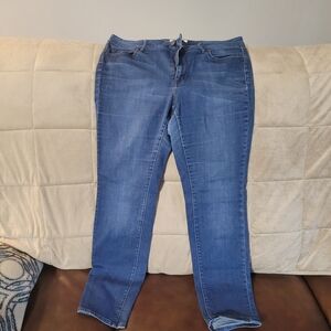 LOFT Women's Skinny Jeans in Blue